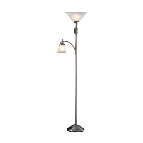 Normande Lighting JM1778D Mother Daughter 71Inch Torchiere Floor Lamp