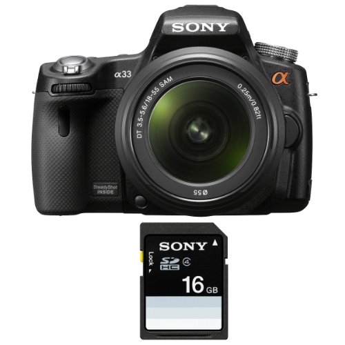 Sell Sony Alpha SLTA33/L Digital SLR Camera with 1855mm Lens and