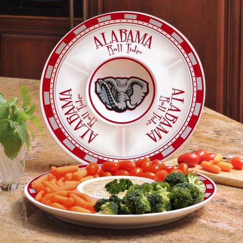  Alabama Ceramic Chip and Dip Plate Marcy
