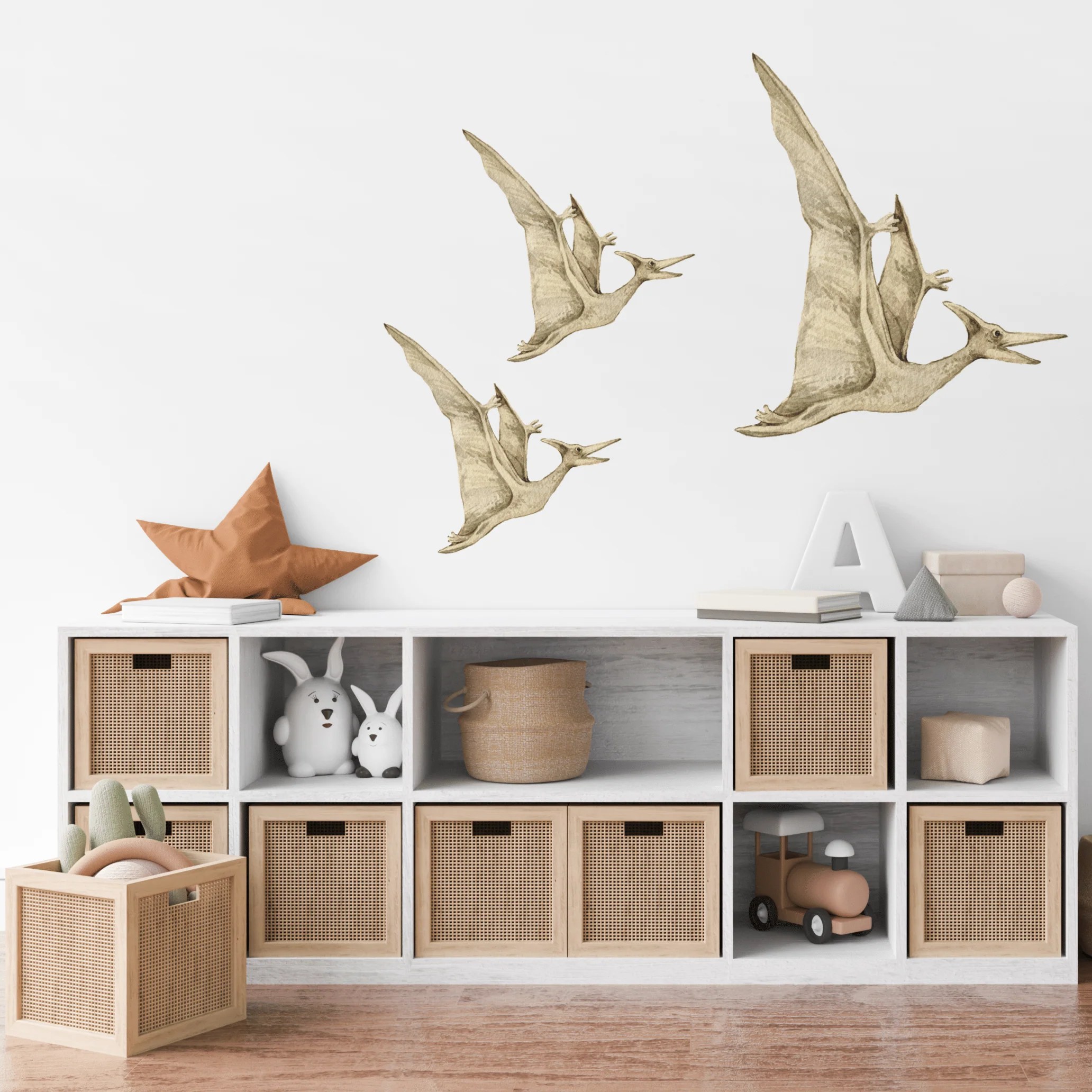 Pterodactyl Dinosaur Wall Decals Tiny Walls