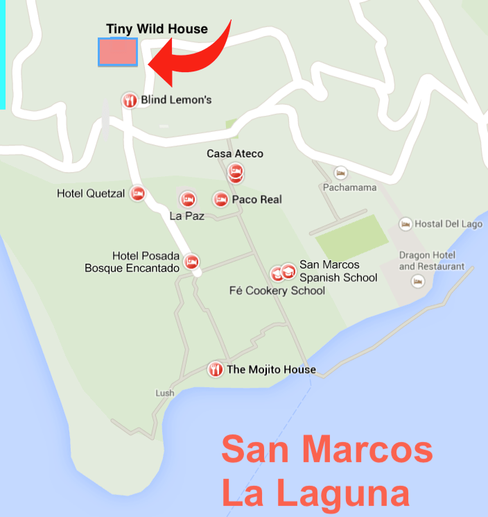 Tiny Wild House + Garden! Tiny Wild House in San Marcos La Laguna!