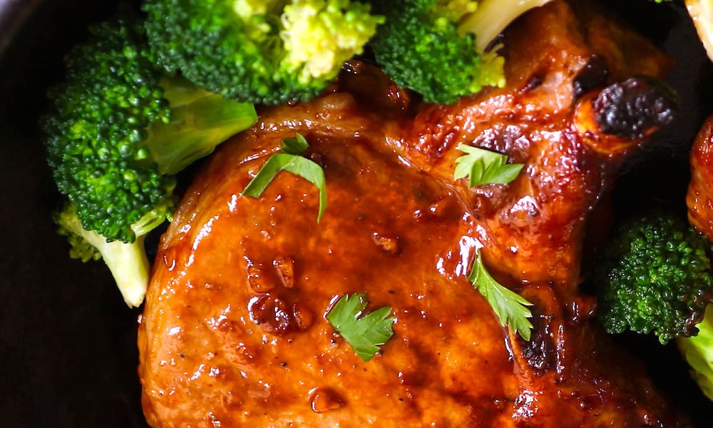 Baked Bonein Pork Chops Recipe