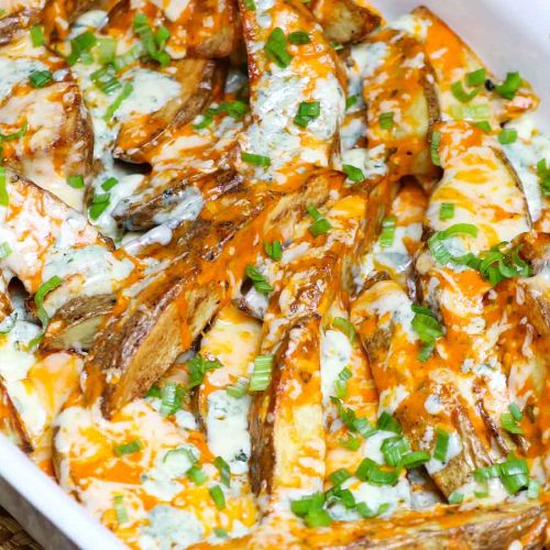 Loaded Buffalo Fries (Wingstop Buffalo Ranch Fries copycat) TipBuzz