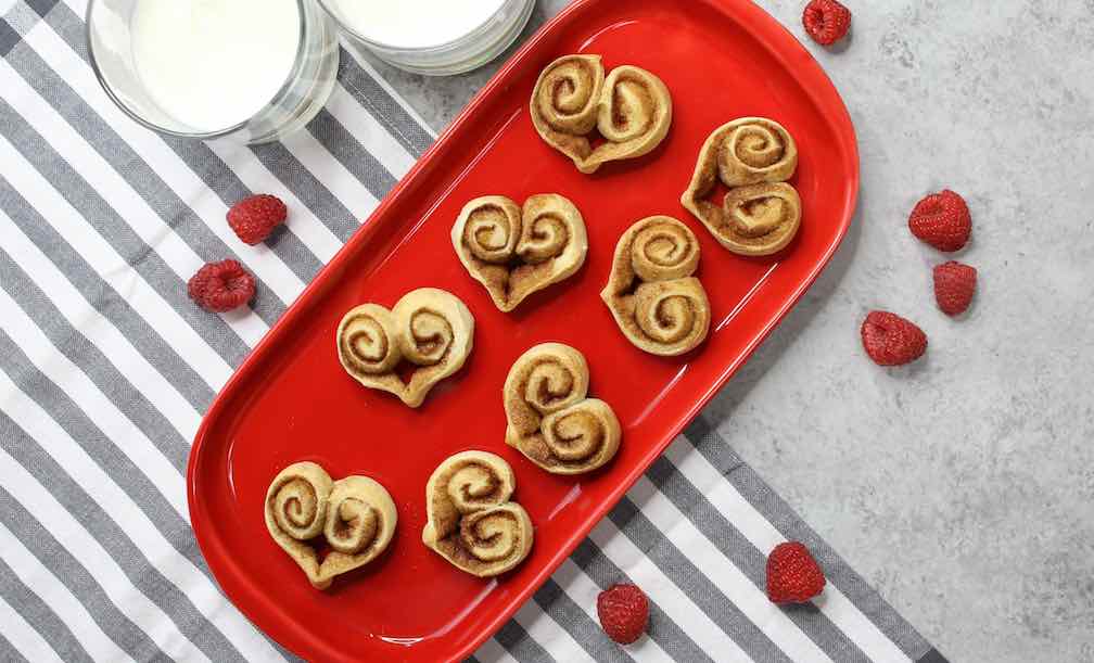 Cinnamon Roll Hearts Recipe (with Video) TipBuzz