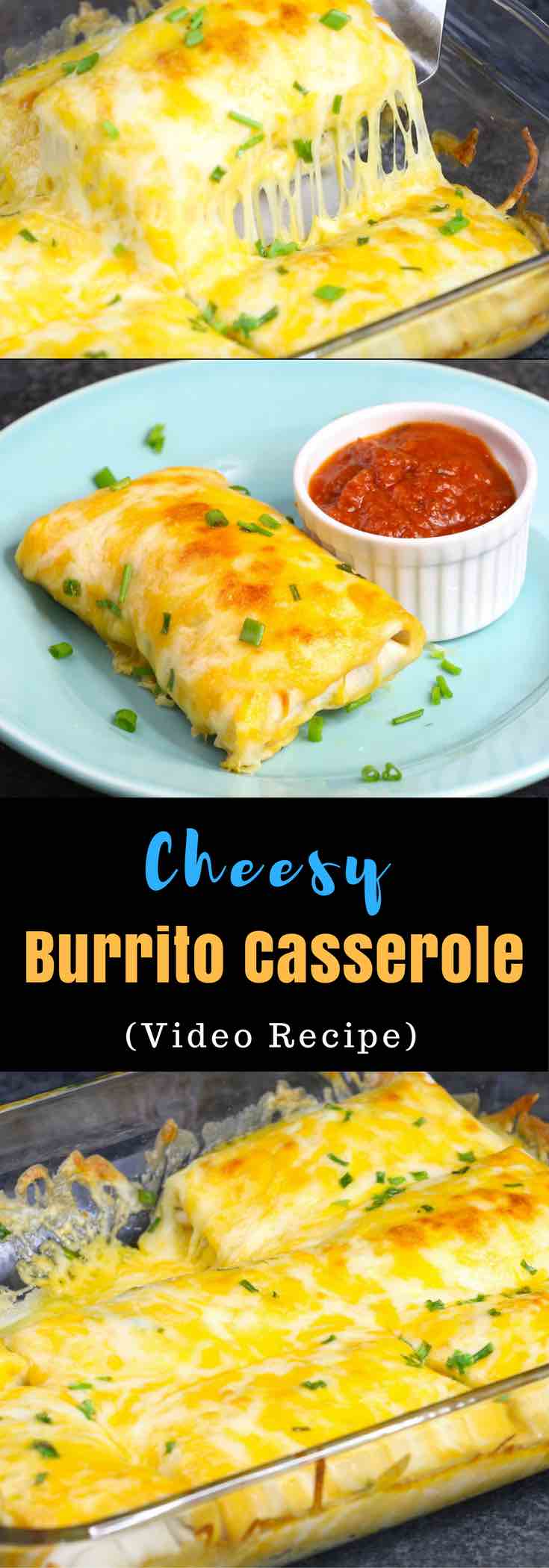 Cheesy Burrito Casserole Recipe (with Video) TipBuzz