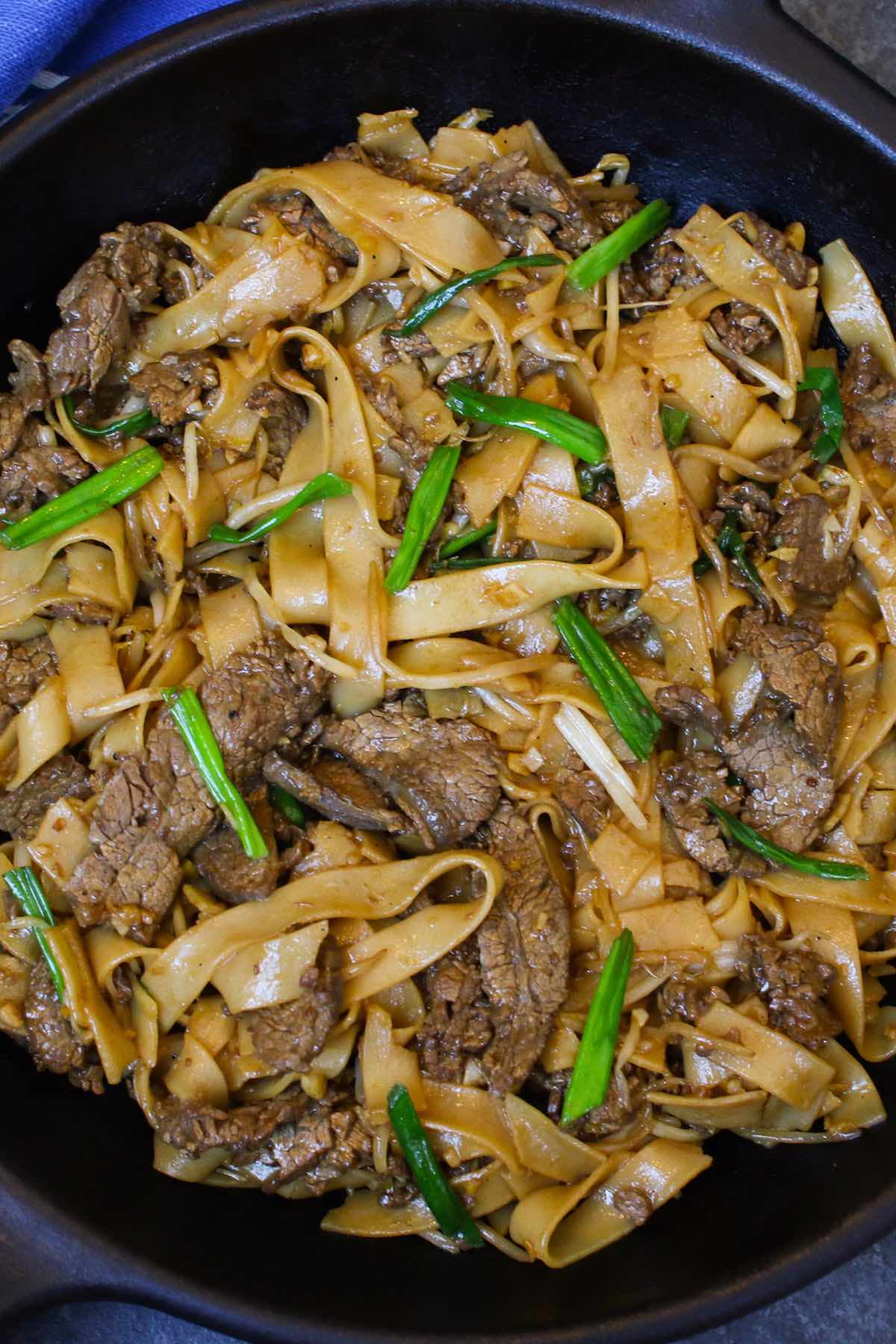 Beef Chow Fun With Black Bean Sauce