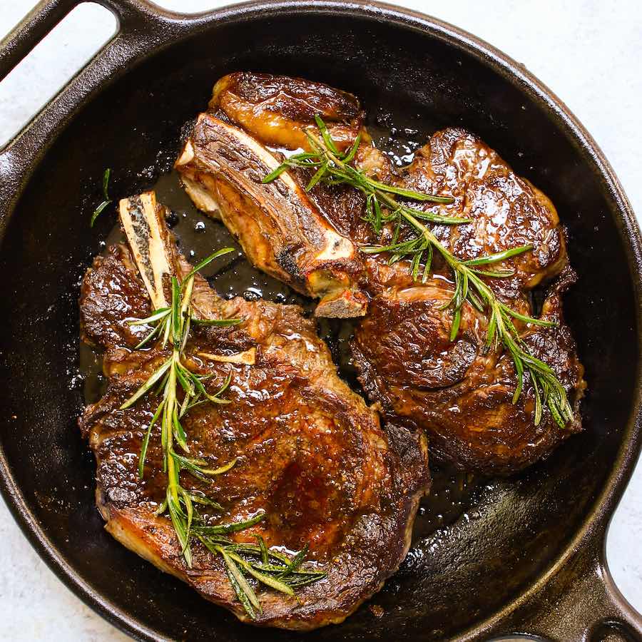 Pan Seared Rib Eye Steak Recipe TipBuzz