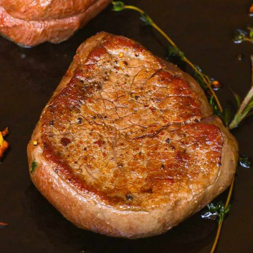 Pan Seared Filet Mignon (in a Cast Iron Skillet) TipBuzz