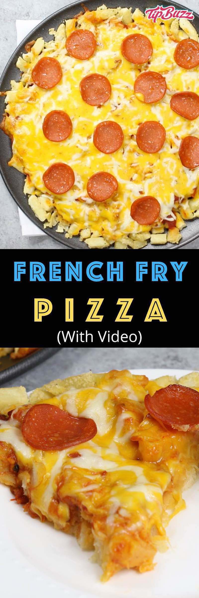 French Fry Pizza {5 Ingredients!} TipBuzz