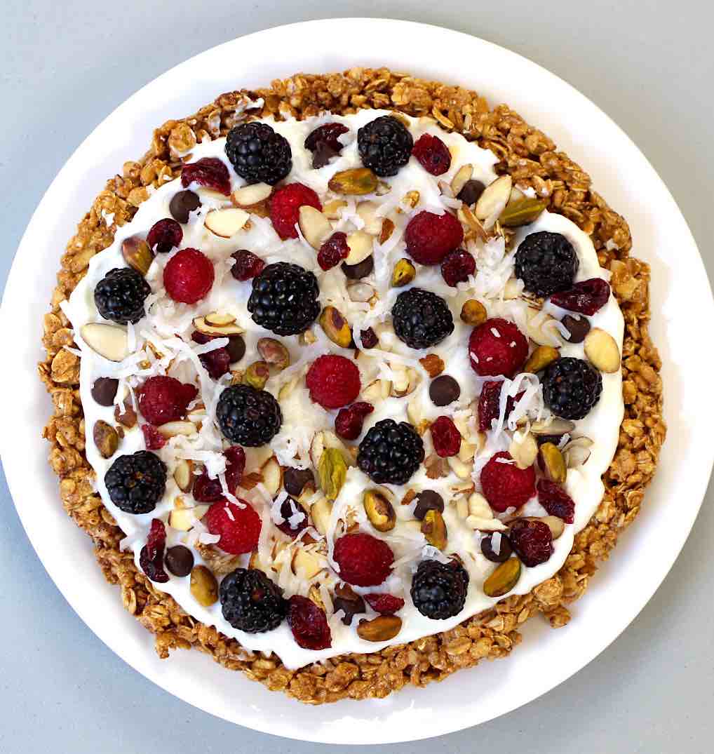 Healthy Granola Breakfast Pizza Recipe (with Video) TipBuzz