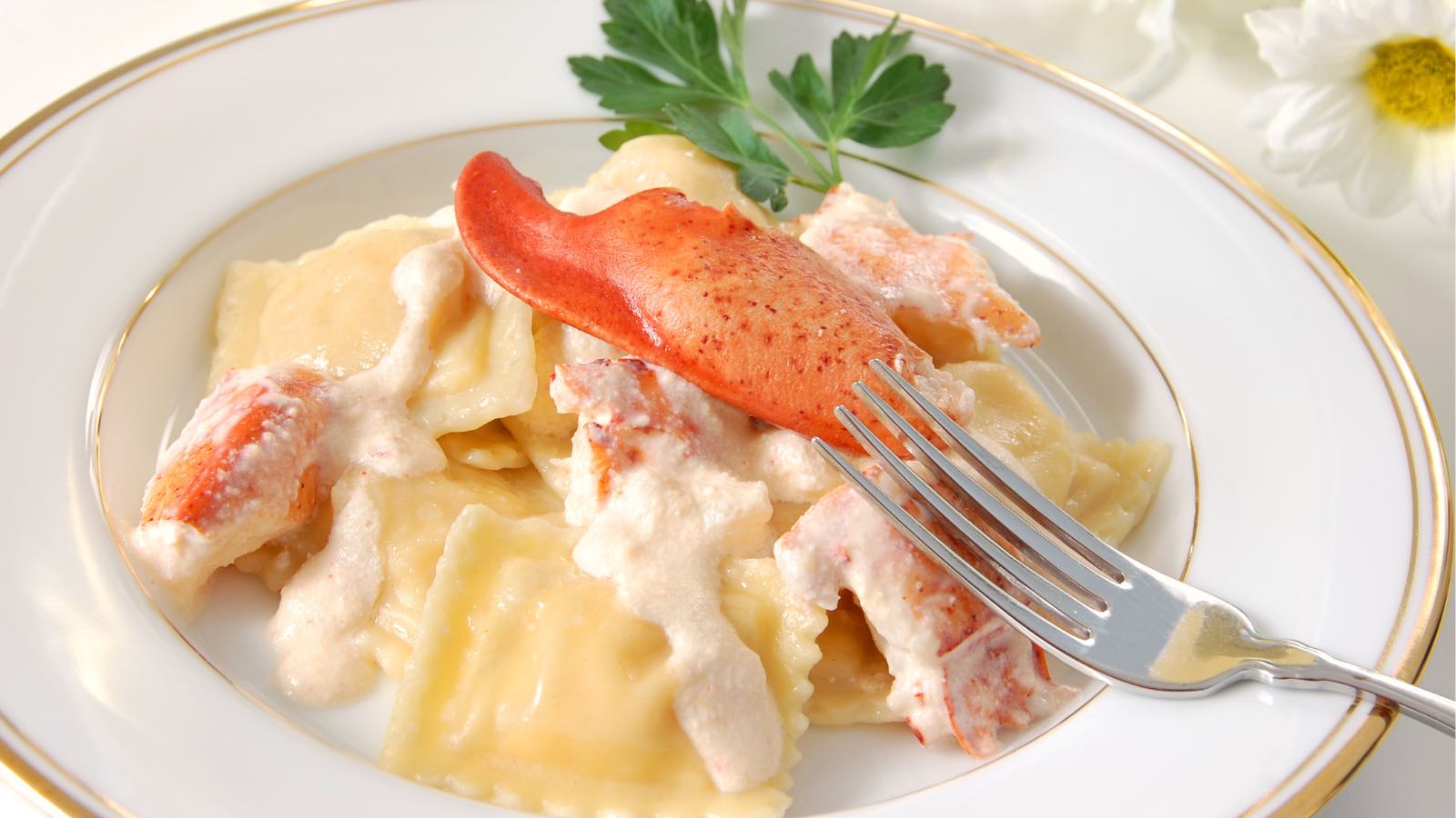 Lobster Ravioli With Crabmeat Cream Sauce Recipe Deporecipe.co