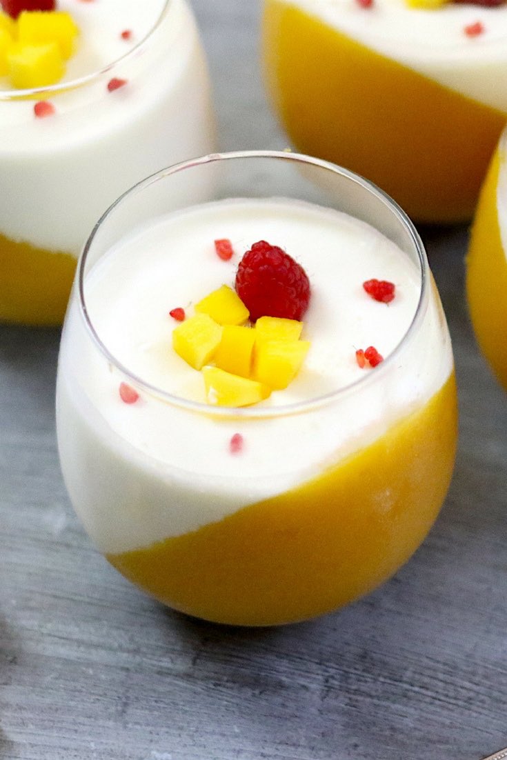 Mango Panna Cotta Easy Recipe