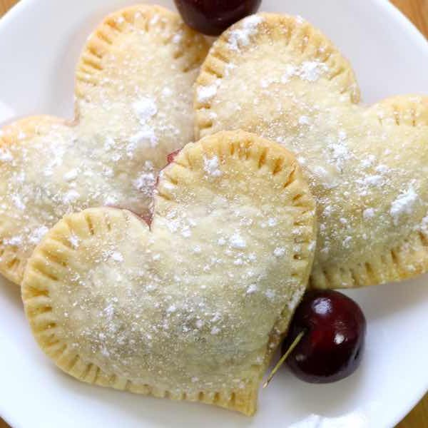 Mini Cherry Pies {Heart Shaped} TipBuzz