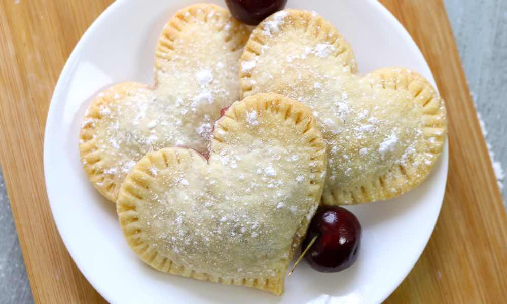 Mini Cherry Pies {Heart Shaped} TipBuzz