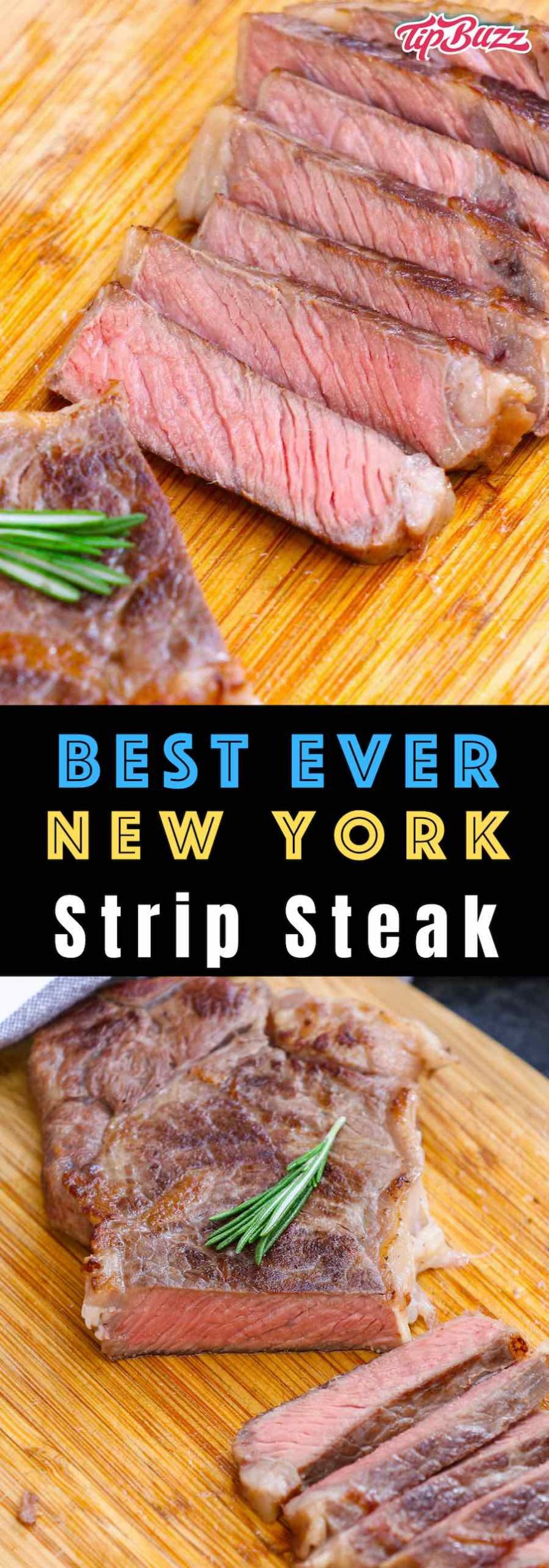 New York Strip Steak {Pan Seared to Perfection!} TipBuzz