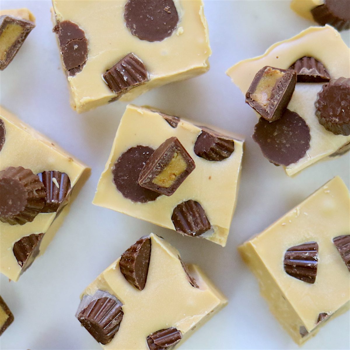 Reese's Peanut Butter Cup Fudge (3 Ingredient) TipBuzz