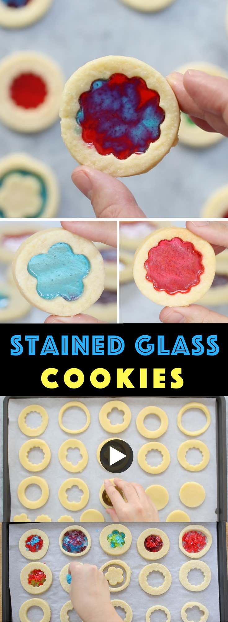 Stained Glass Cookies {So Festive and Easy to Make + Video!} TipBuzz