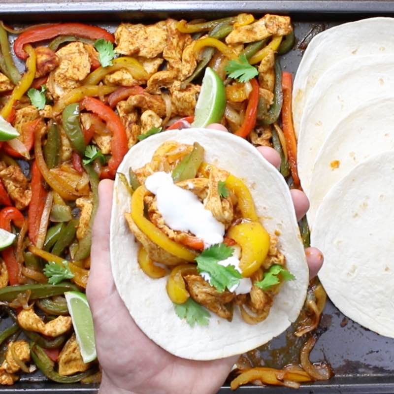 The Best Baked Chicken Fajitas Recipe (with Video) TipBuzz