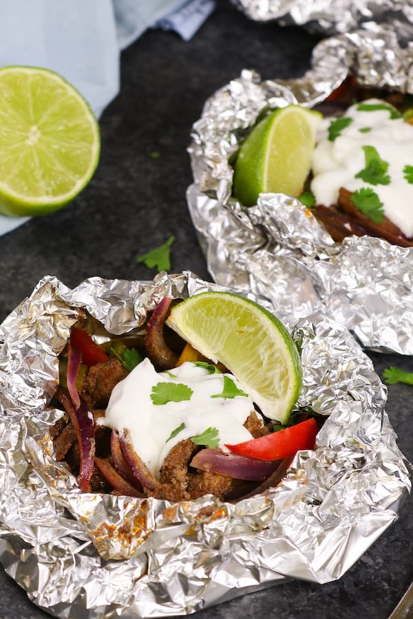 Steak Fajitas Foil Packets TipBuzz