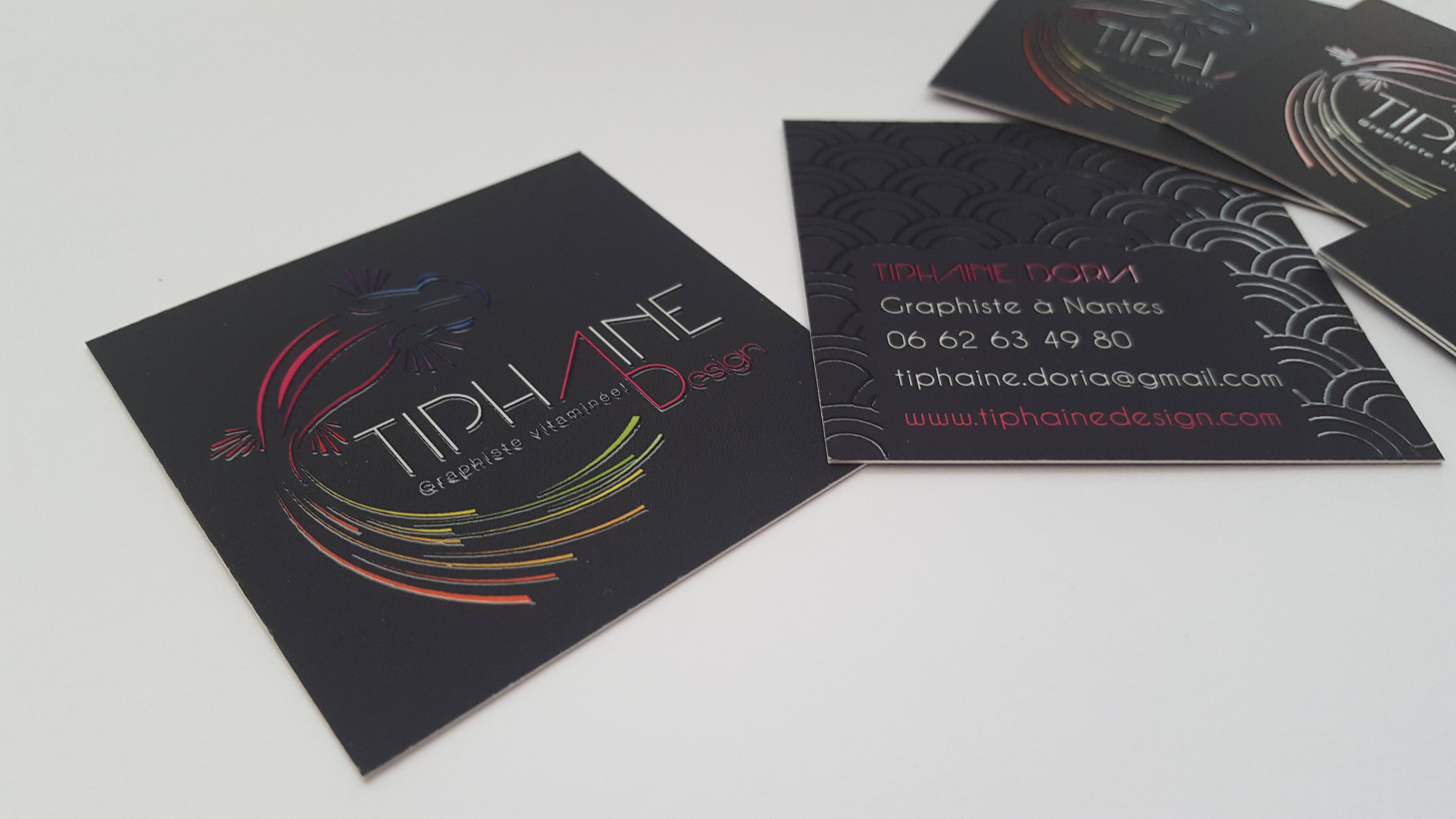 Carte visite Graphiste à Nantes et sa région