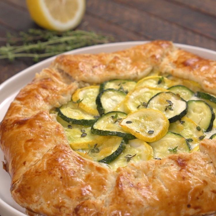 Summertime Zucchini Ricotta Galette Recipe TipHero