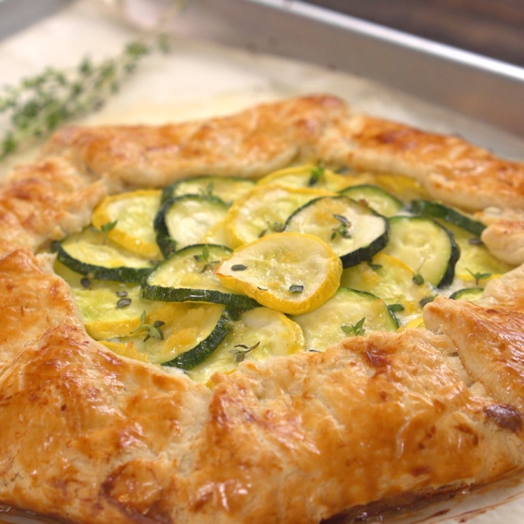 Summertime Zucchini Ricotta Galette Recipe TipHero