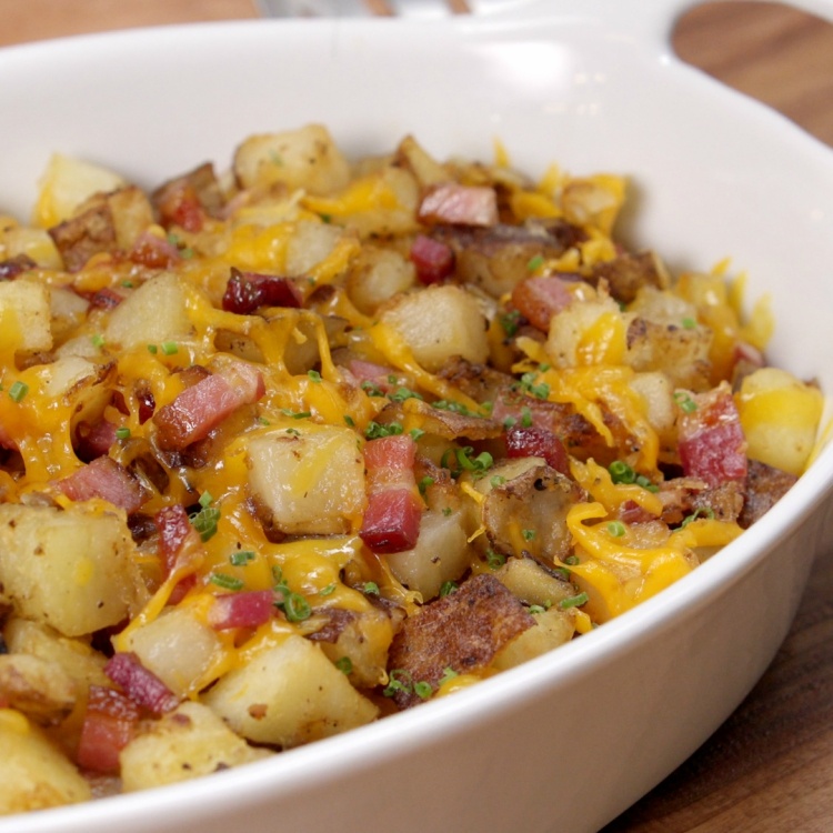 Loaded Potato Hash Recipe & Video TipHero