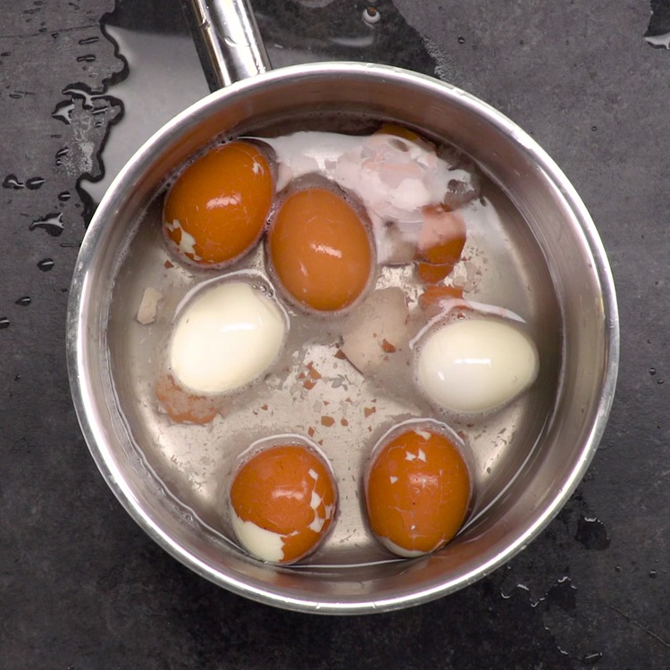 The Easiest Way to Peel Eggs Video TipHero