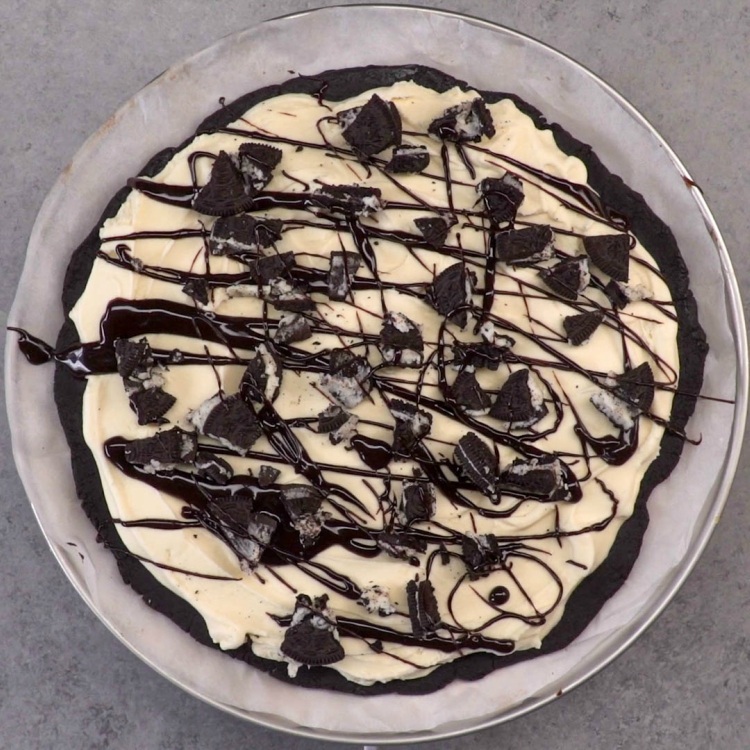 NoBake Ice Cream Dessert Pizza Recipe & Video TipHero