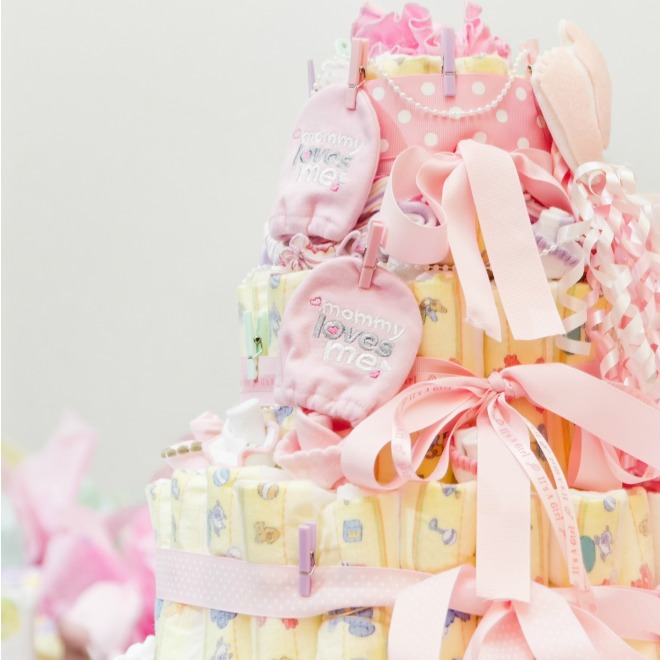 9 Clever How To Make a Diaper Cake Instructions Tip Junkie
