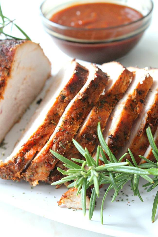 Brined roasted turkey breast Tip Junkie