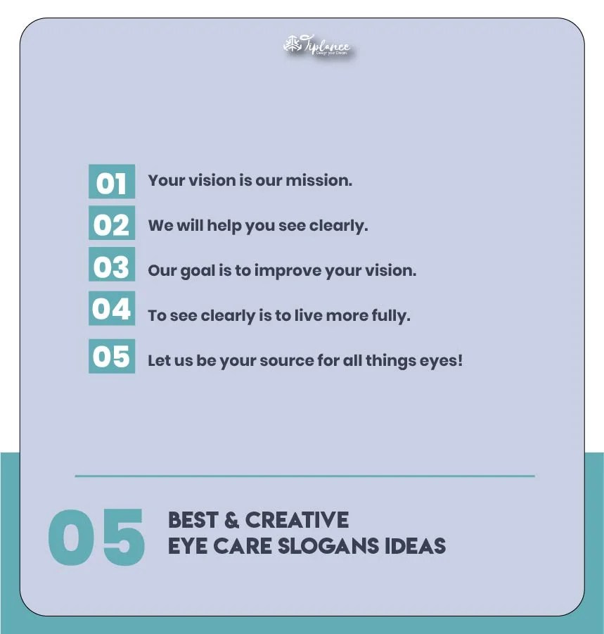 125+ Eye Care Slogans Example & Sample Tiplance