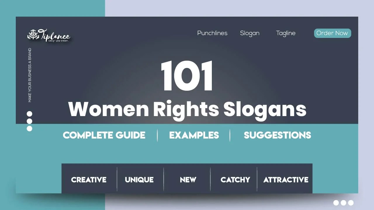 123+ Powerful Women Rights Slogans & Taglines Ideas Tiplance