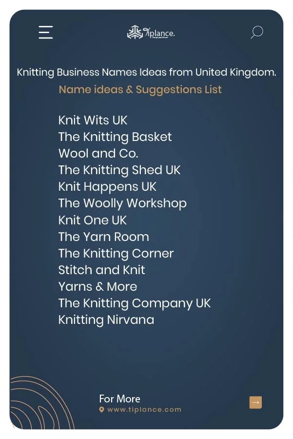 171+ Best Knitting Business Names Ideas & Sample Tiplance