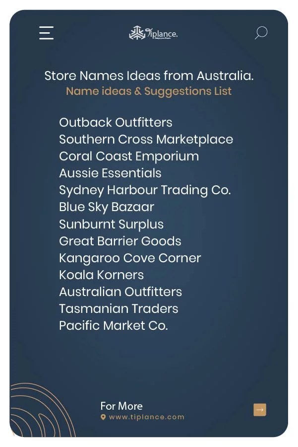 409+ Attractive Store Names Ideas & Suggestions Tiplance