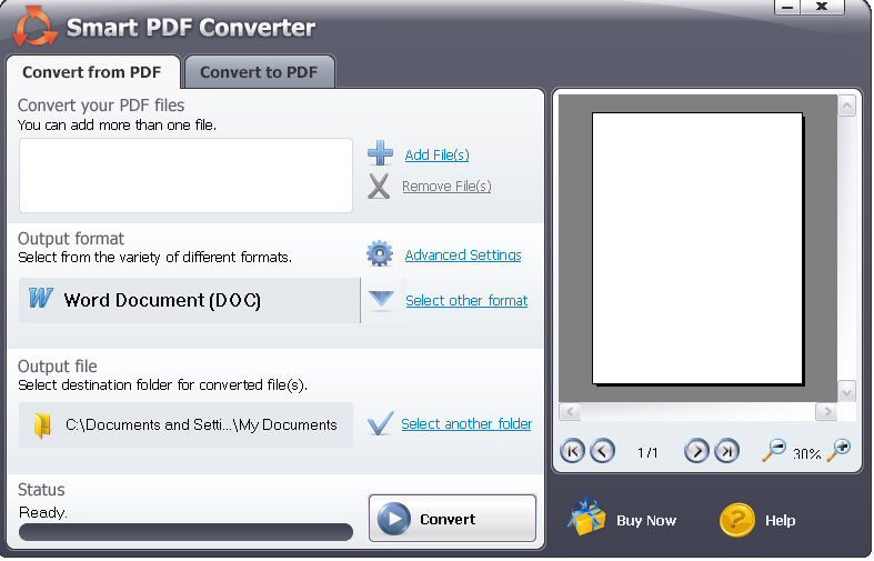 Convert PDF to Word
