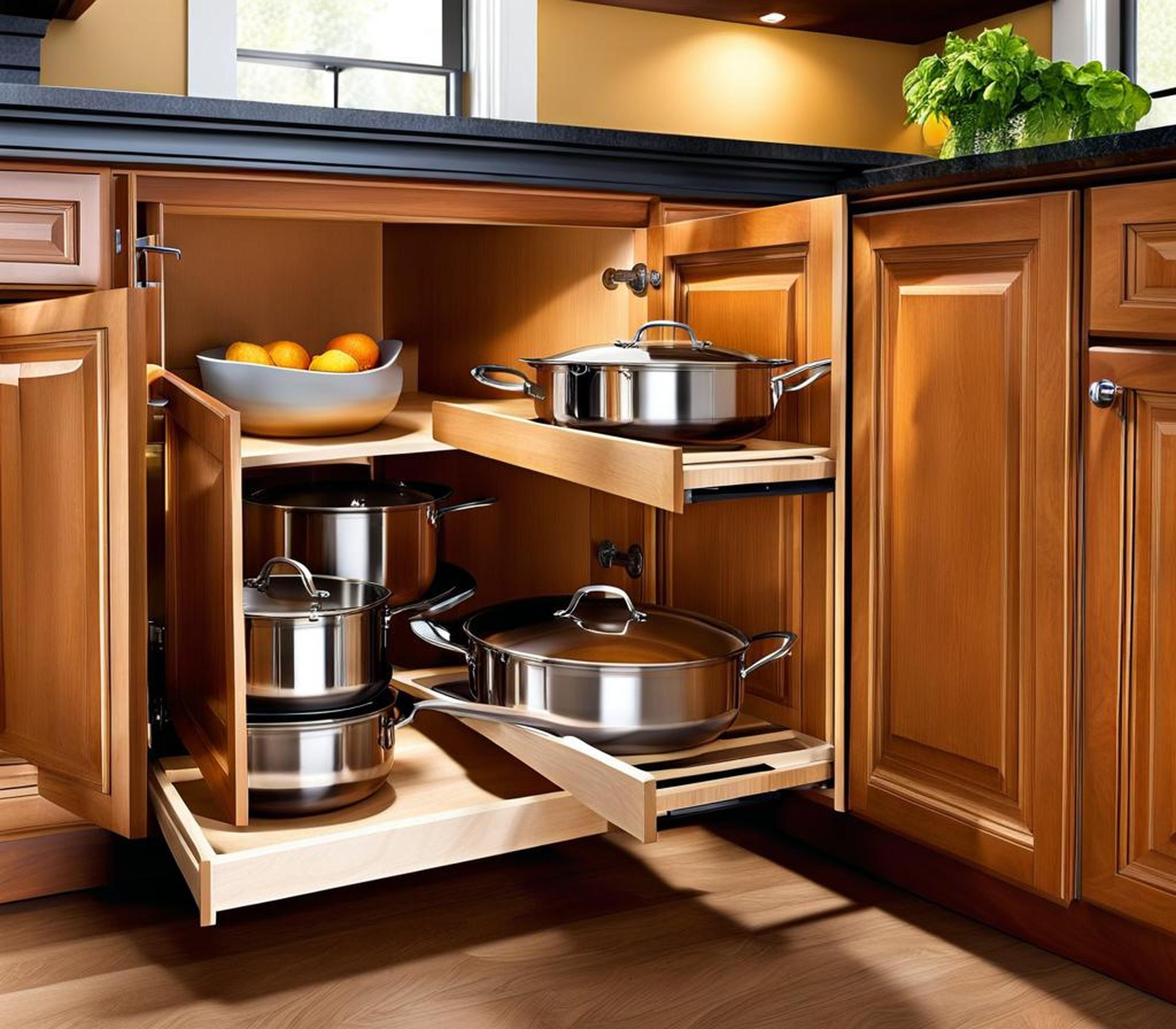 Kitchen Storage Solutions for Blind Corner
