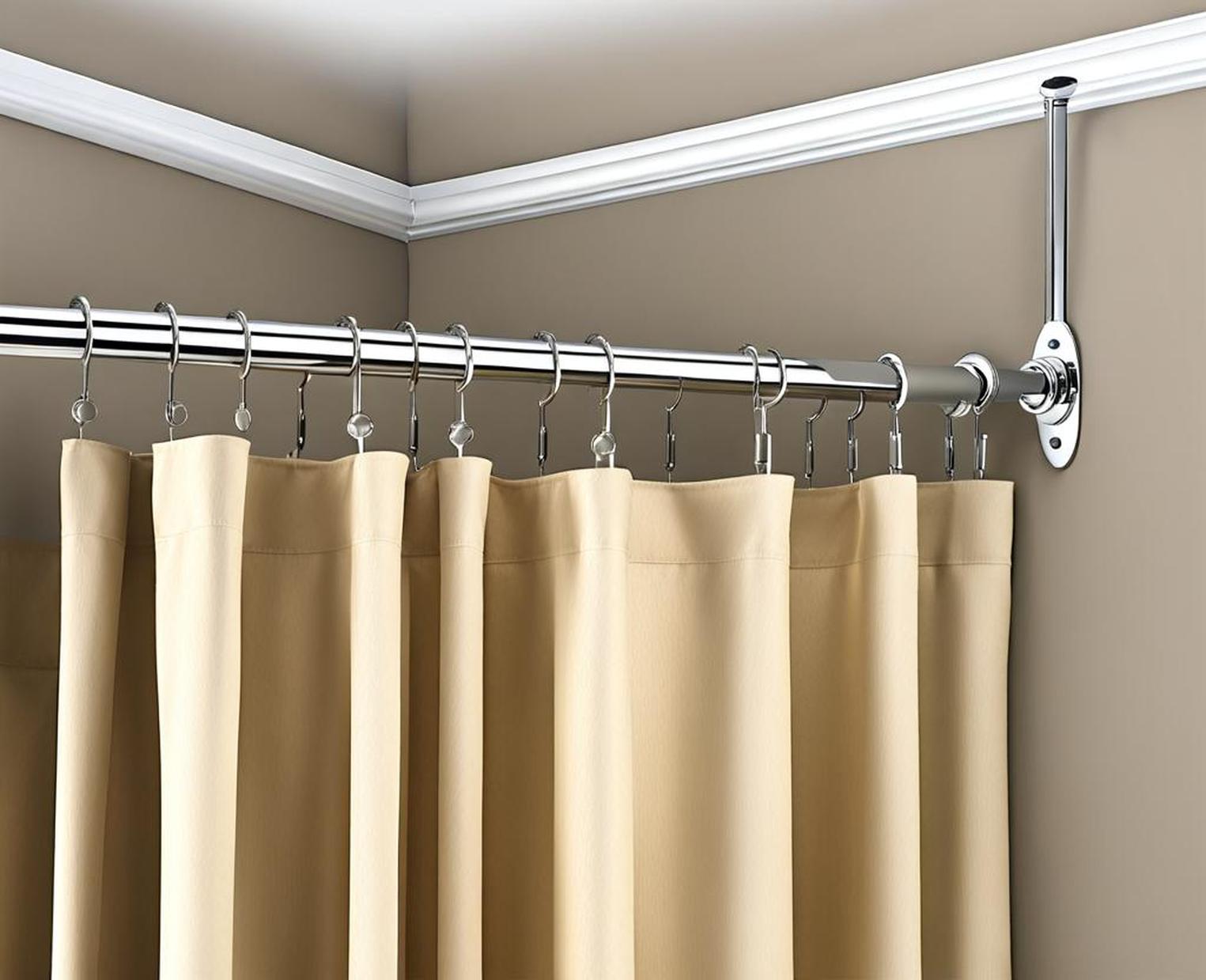 Custom Shower Curtain Rods Fit Perfectly On Your Sloped Ceiling
