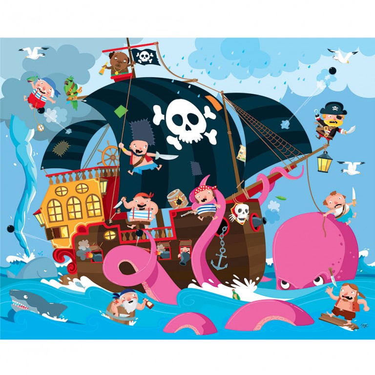 Puzzle les Pirates Sassi 30161 Tipotam Jeux Jouets à l'Ile de la