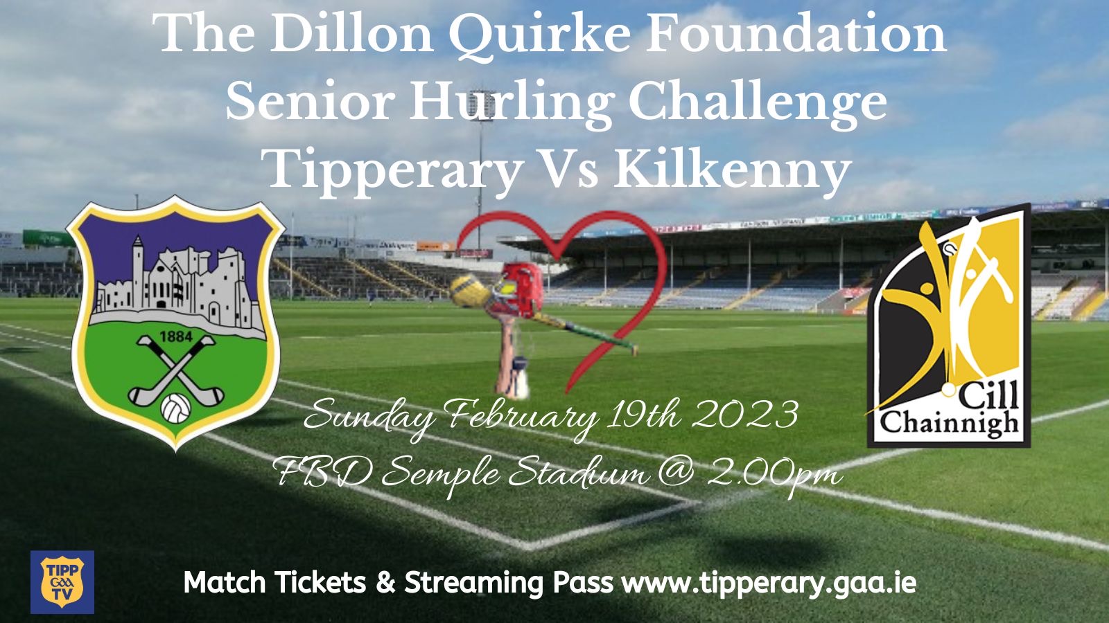 The Dillon Quirke Foundation Senior Hurling Challenge Tipperary GAA