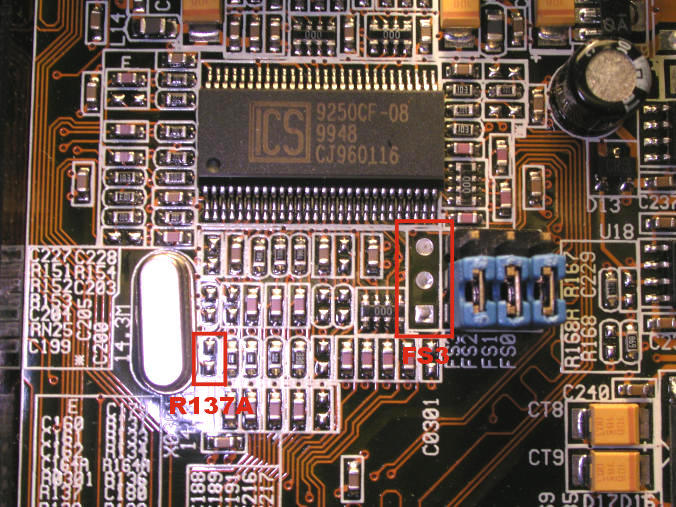 150Mhz FSB on the Asus P2BS Rev 1.04.