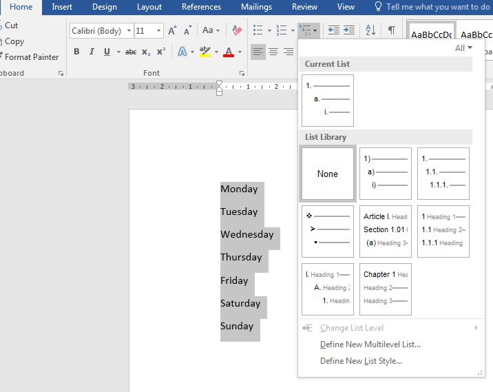 Where Is Multilevel List Word 2023 How To Create A Multilevel List In A Word Document « Tips4Msword