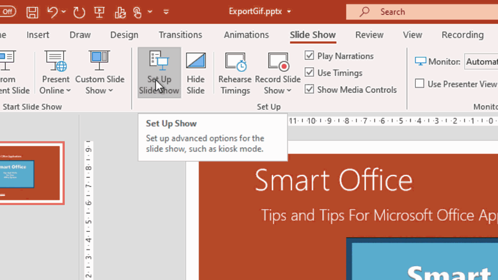 How To Loop A Slide Show Presentation in Microsoft PowerPoint