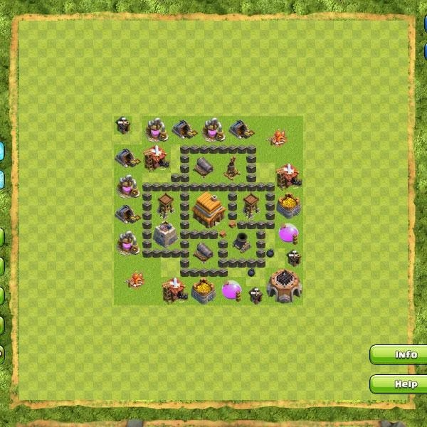 Formasi Base Clash Of Clans Terbaik Untuk Clan War Tips Dani