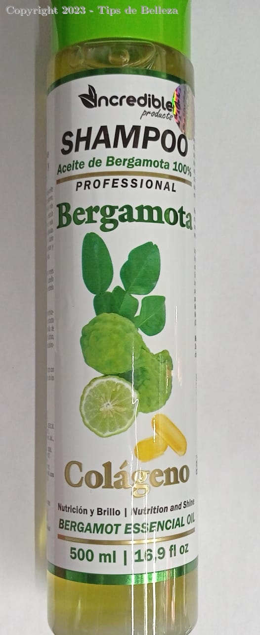7502278003484 SHAMPOO BERGAMOTACOLAGENO 500ML