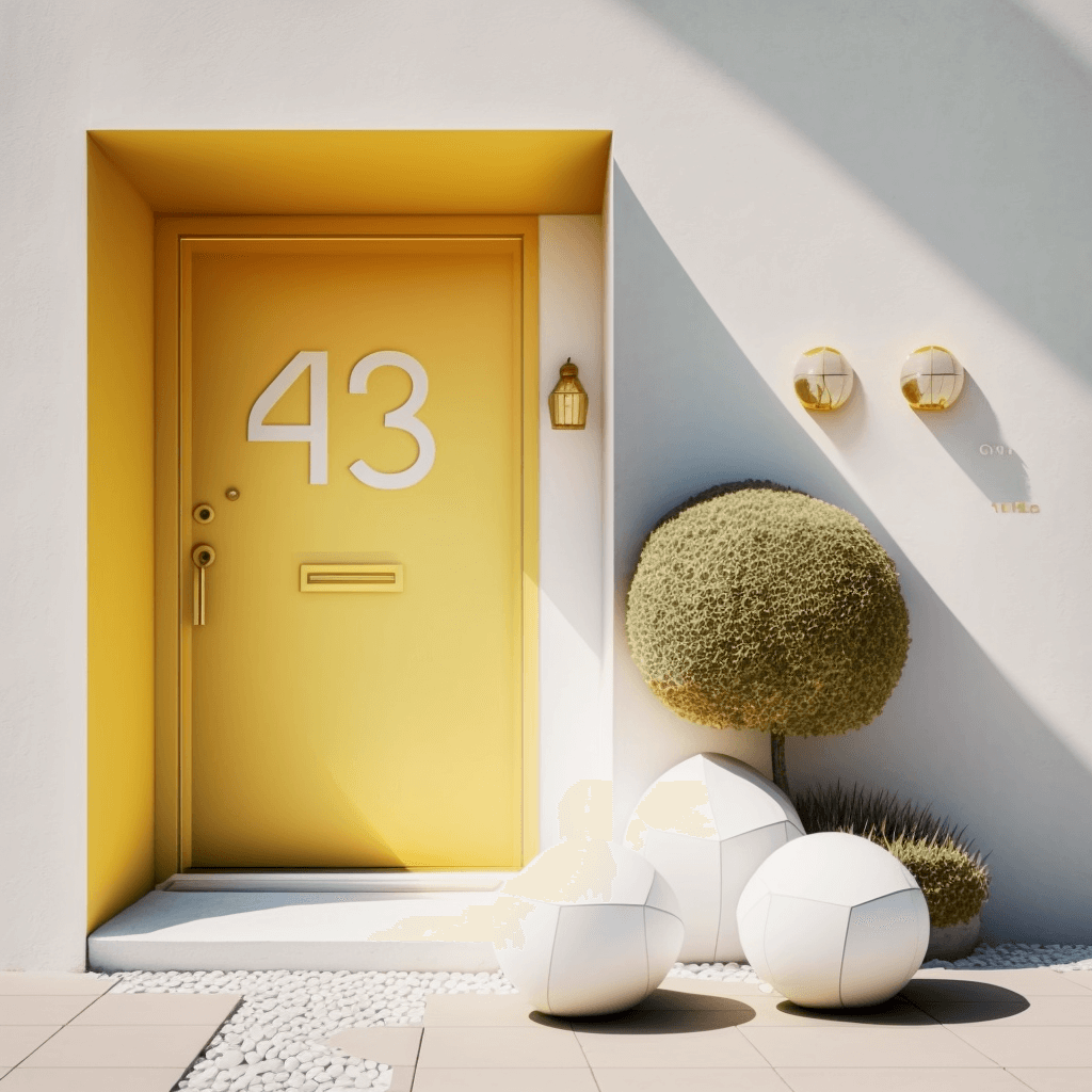 ¿Cómo decorar el frente de tu casa o pórtico de la puerta principal?