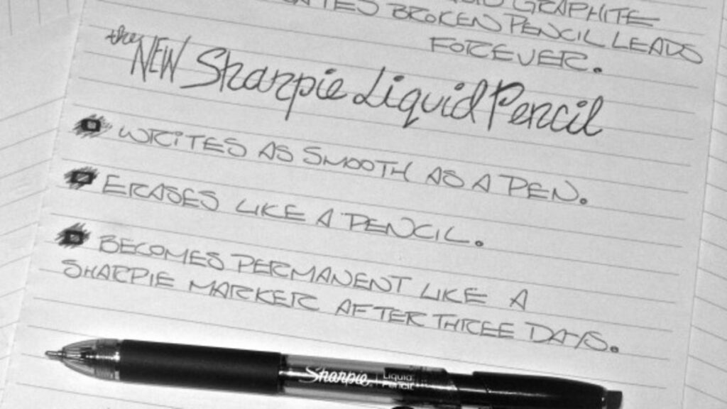 Pens That Write Like Pencils