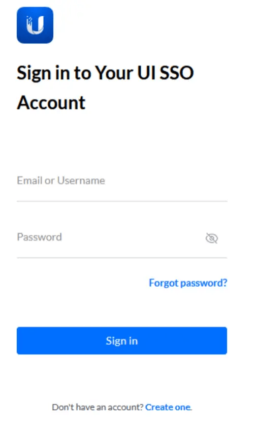 UniFi Protect Login