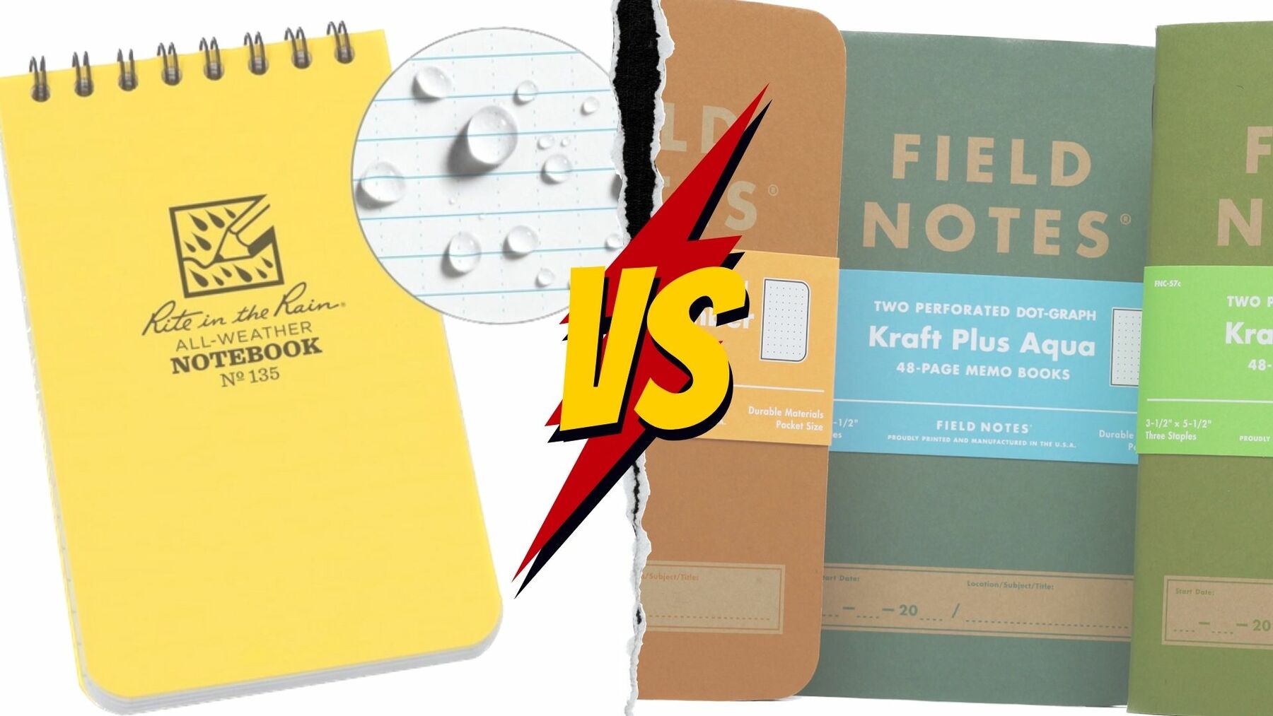Rite in the Rain vs Field Notes