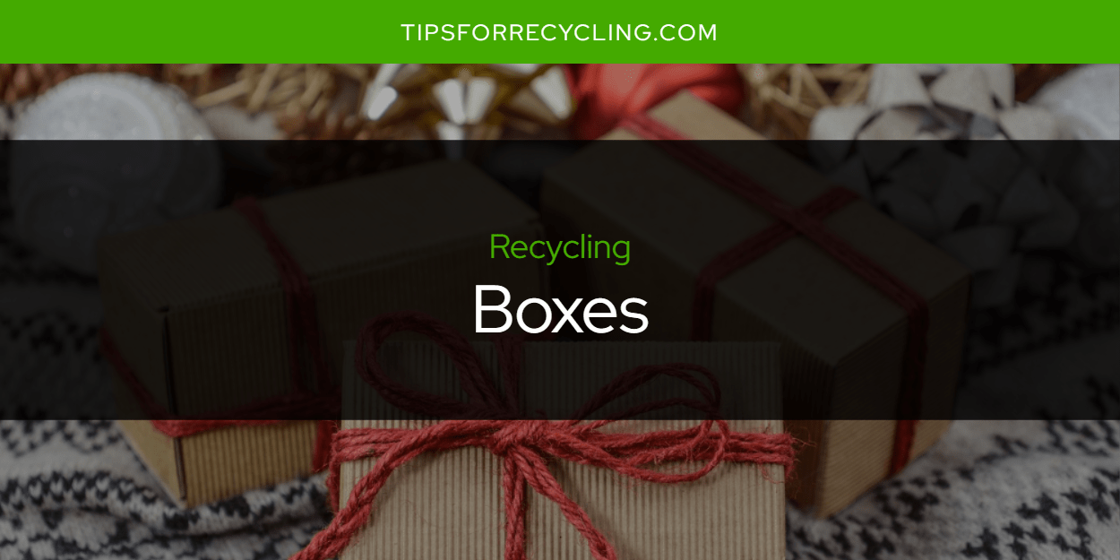 Are Boxes Recyclable? Tips For Recycling Recycle Everything